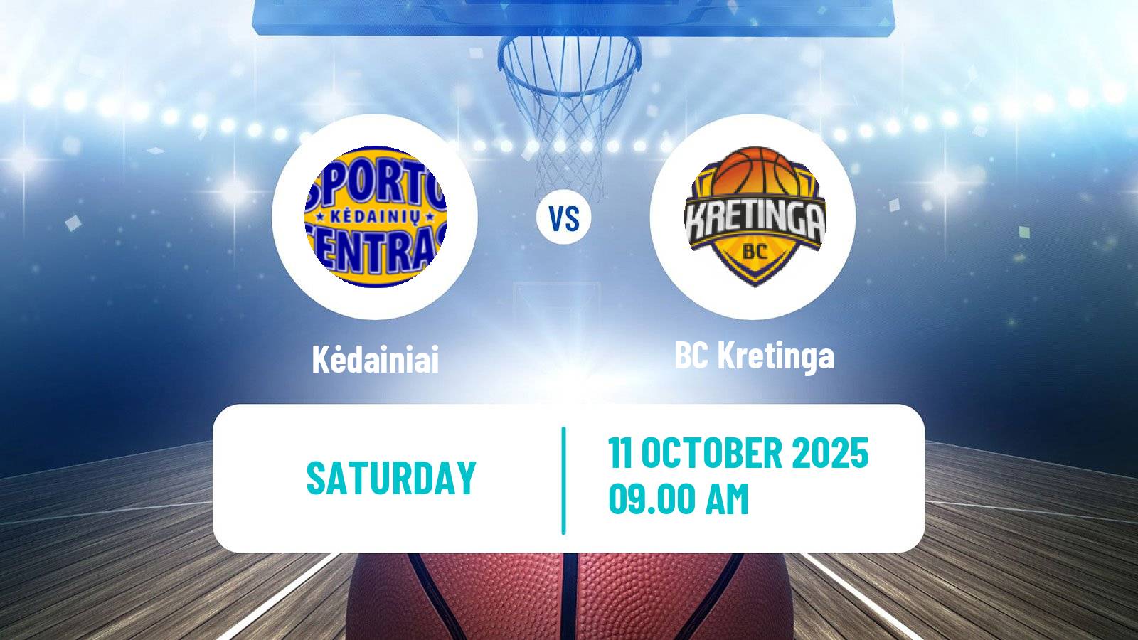 Basketball Lietuvos NKL Kėdainiai - Kretinga