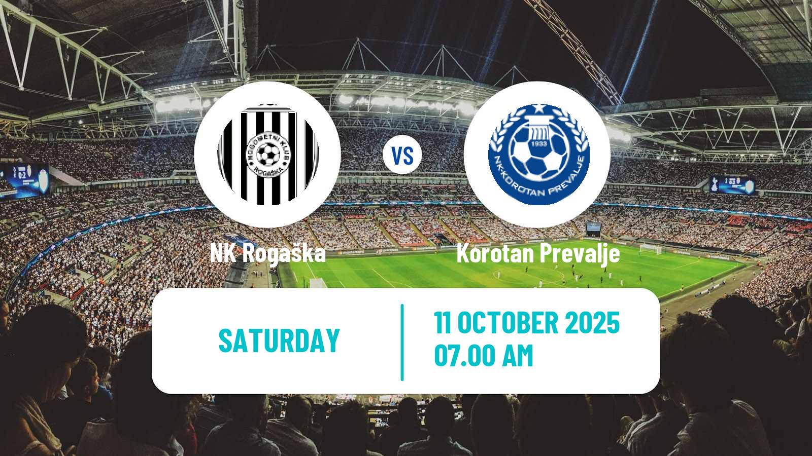 Soccer Slovenian 3 SNL East Rogaška - Korotan Prevalje