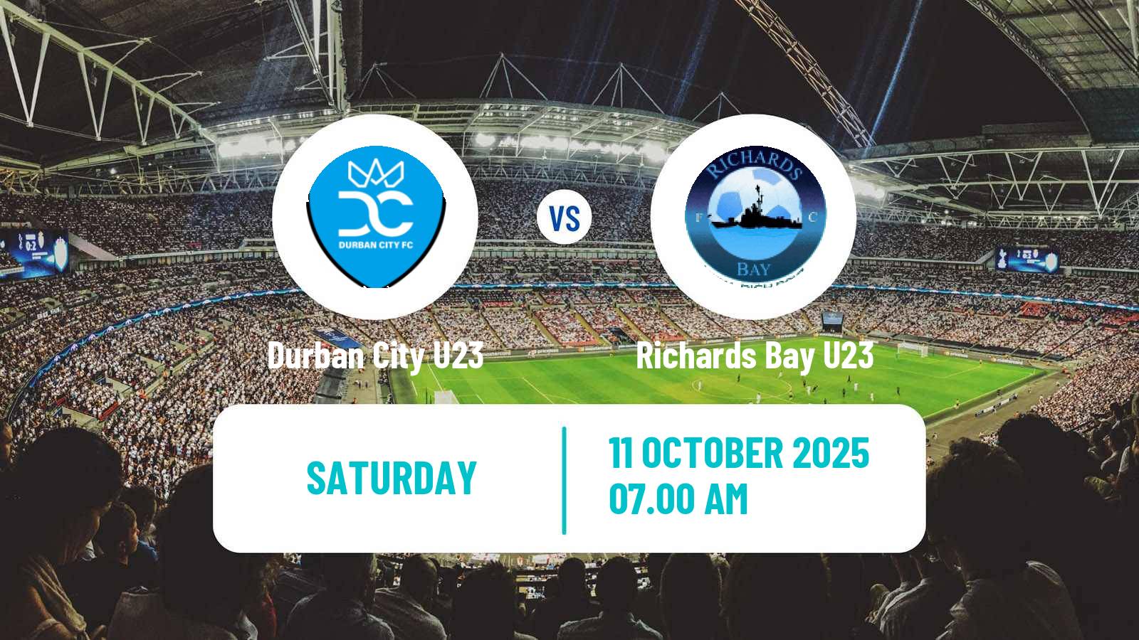 Soccer South African Diski Challenge Durban City U23 - Richards Bay U23
