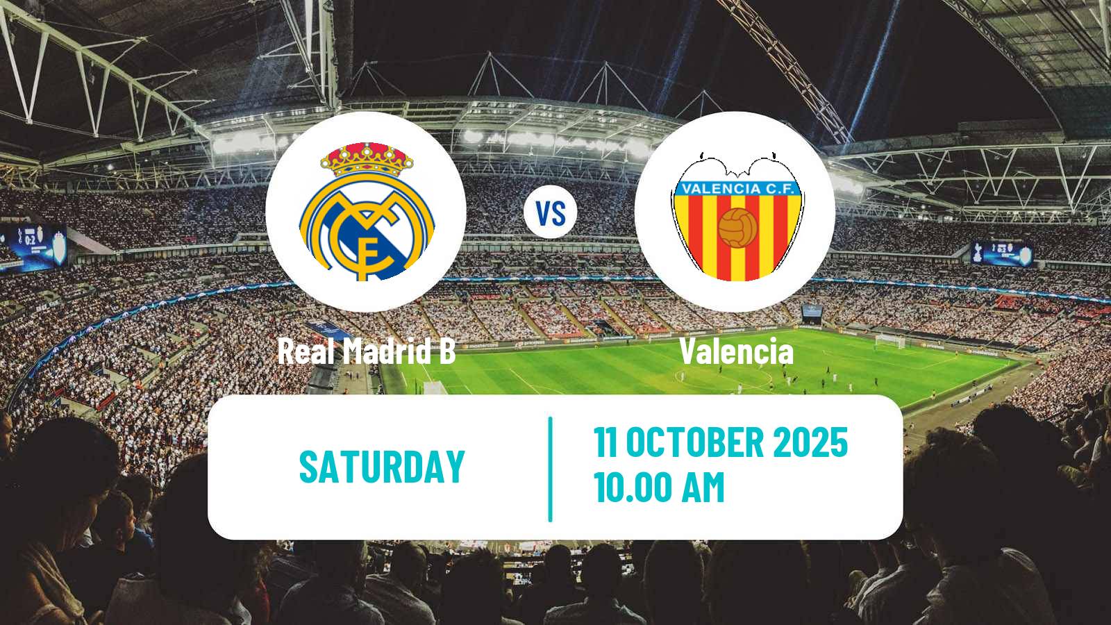 Soccer Spanish Primera Federacion Women Real Madrid B - Valencia