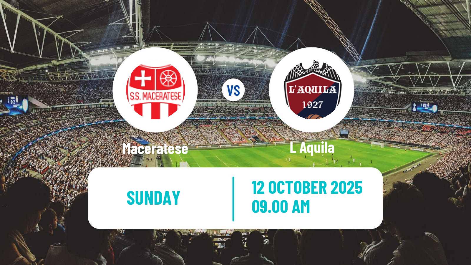 Soccer Italian Serie D - Group F Maceratese - L Aquila