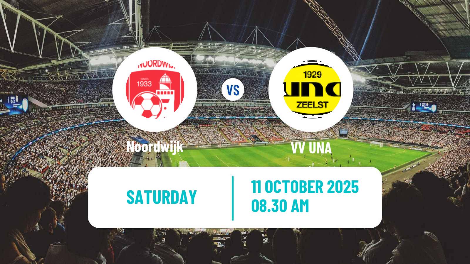 Soccer Dutch Derde Divisie Noordwijk - UNA