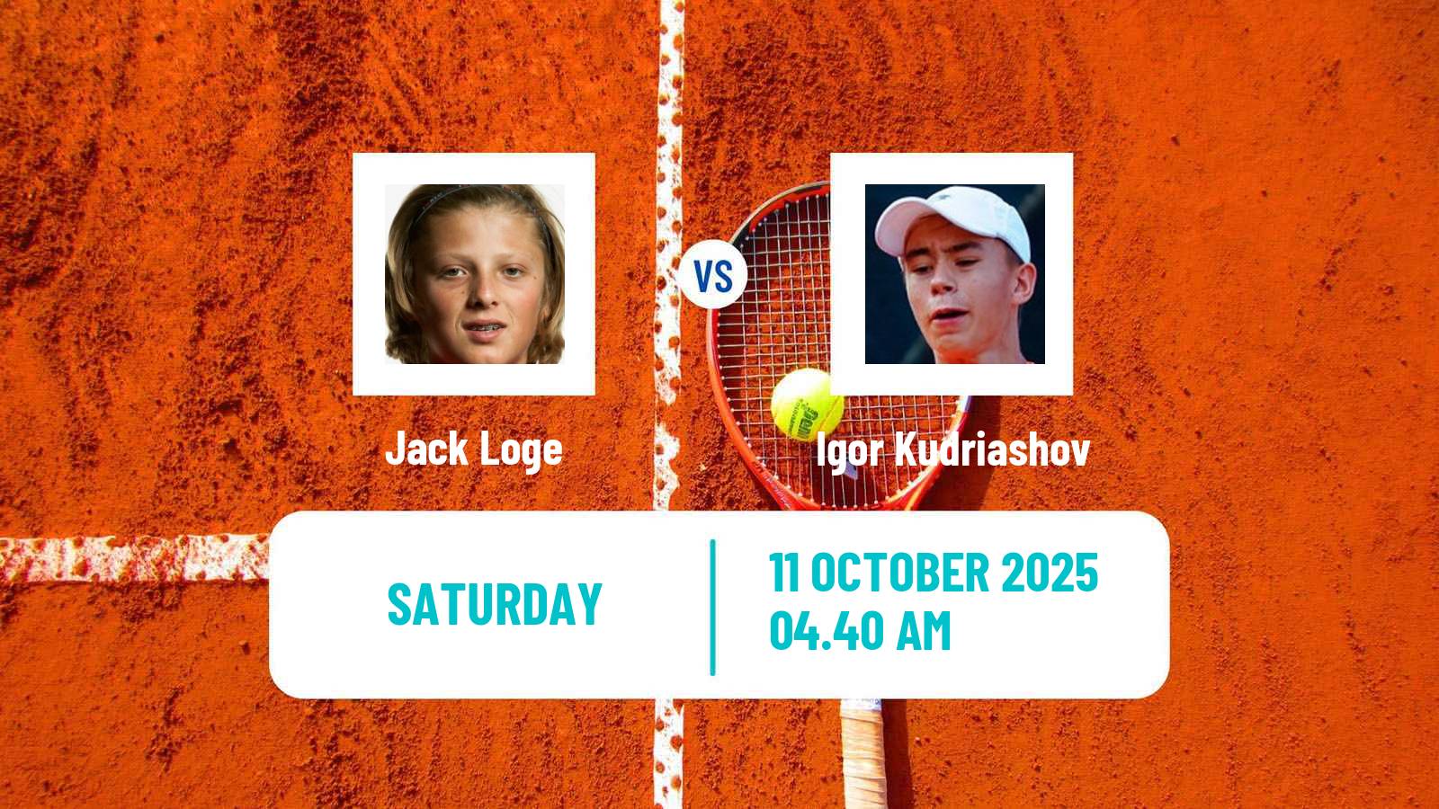 Tennis ITF M25 Monastir 7 Men Jack Loge - Igor Kudriashov