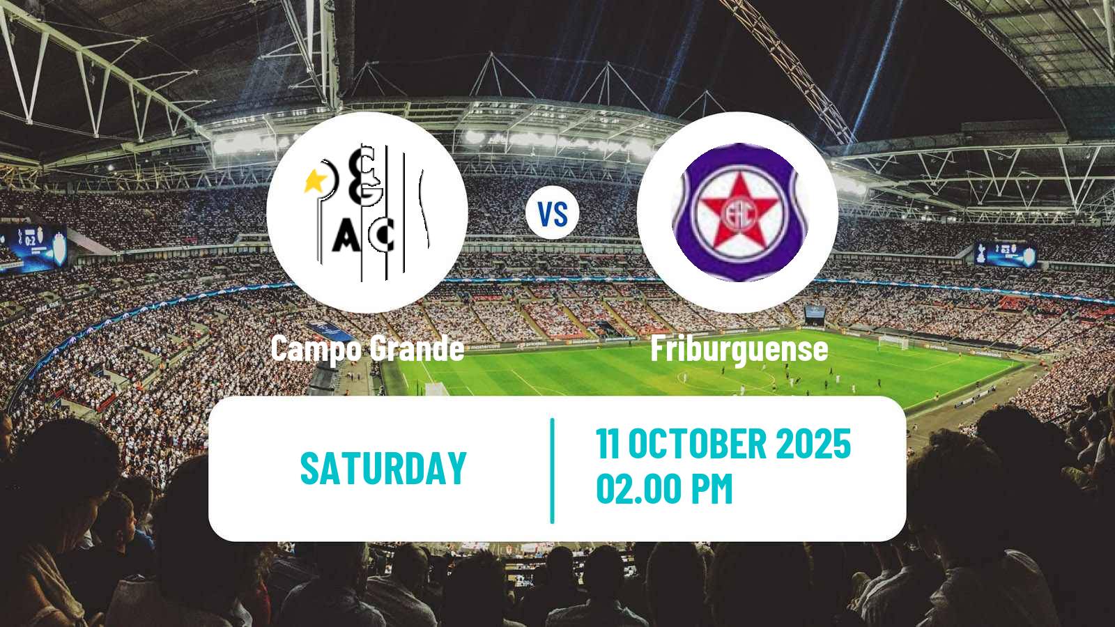 Soccer Brazilian Carioca B1 Campo Grande - Friburguense