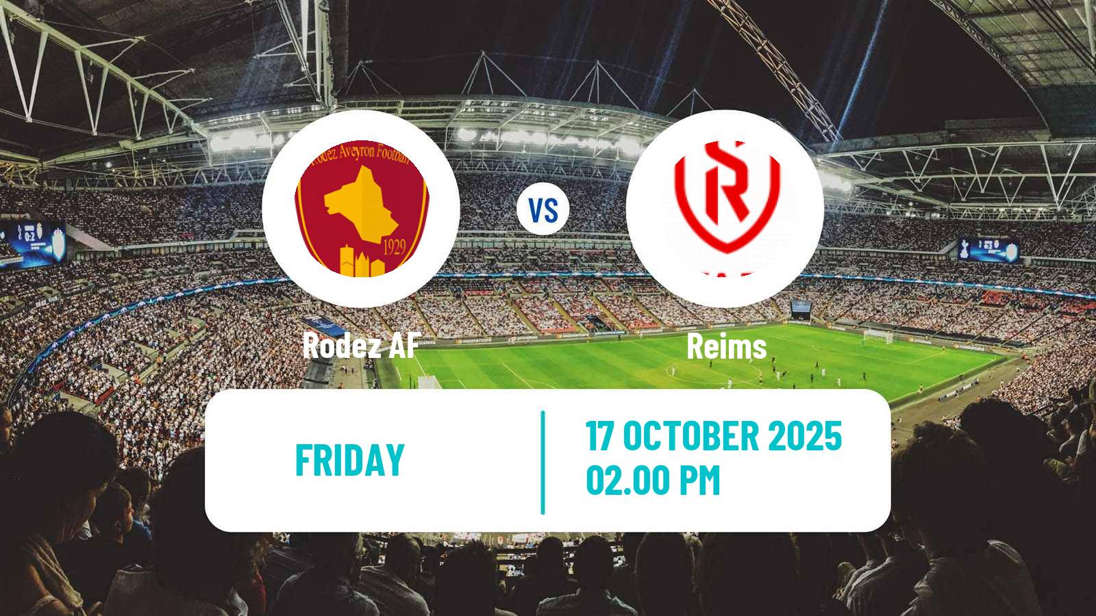 Soccer French Ligue 2 Rodez - Reims