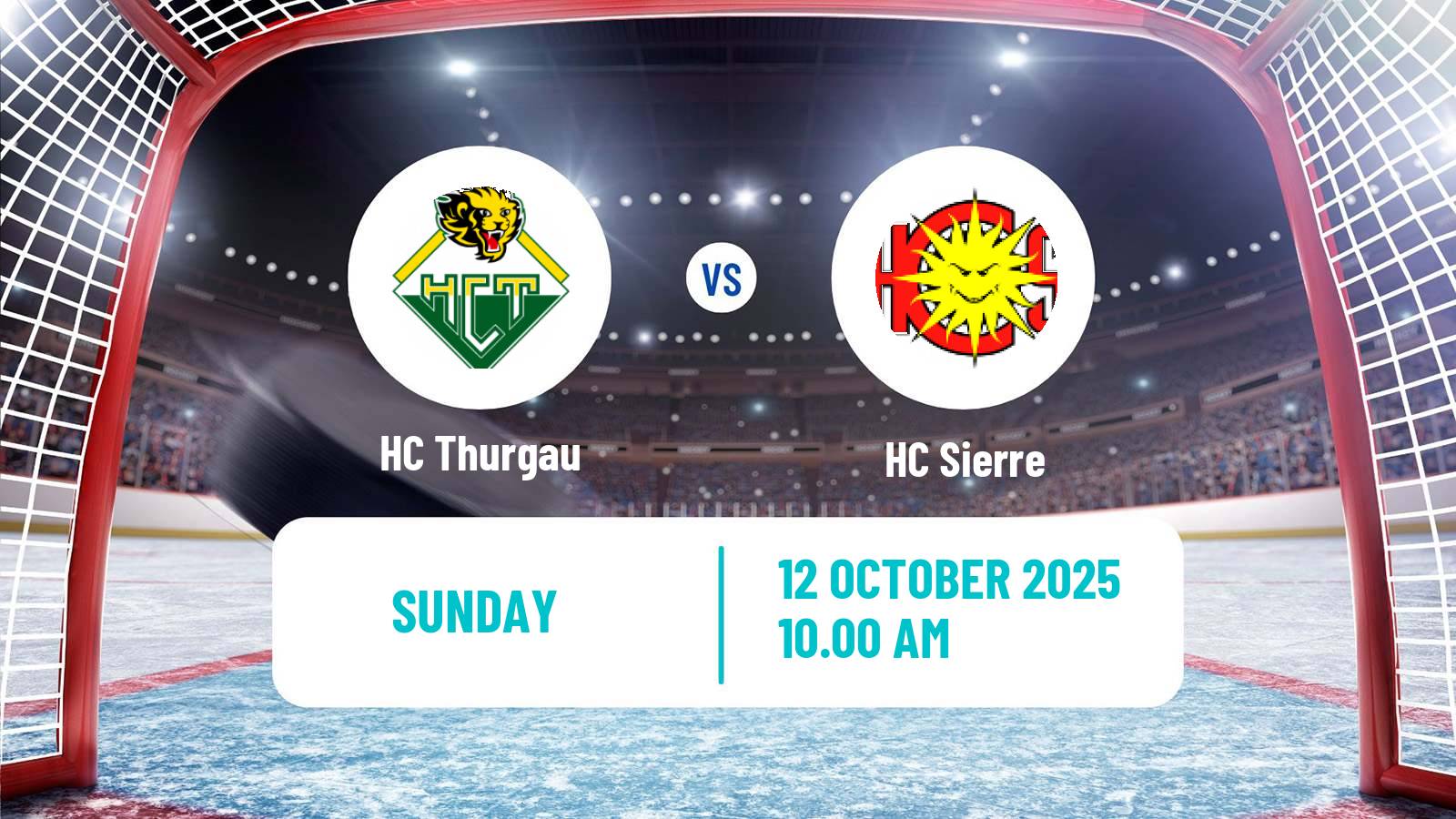 Hockey Swiss League Hockey Thurgau - Sierre