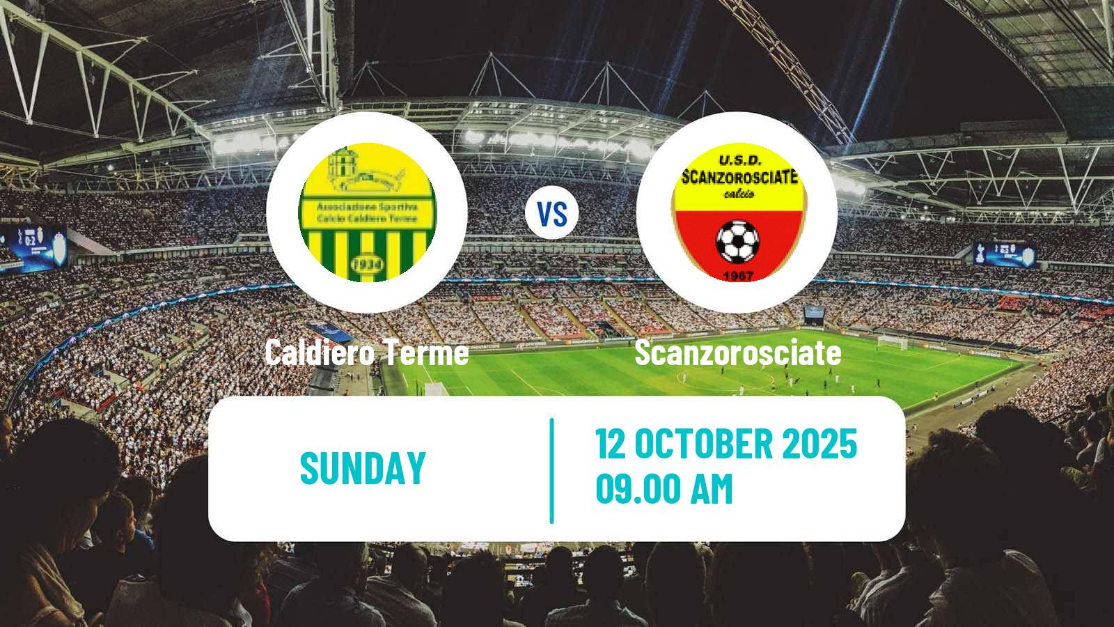 Soccer Italian Serie D - Group B Caldiero Terme - Scanzorosciate