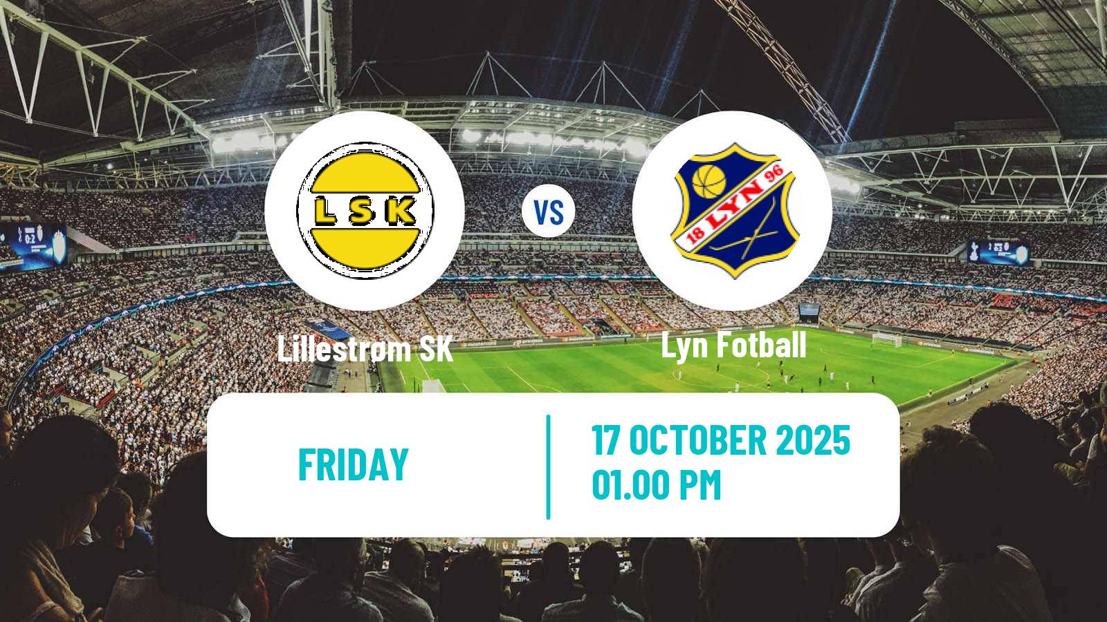 Soccer Norwegian Adeccoligaen Lillestrøm SK - Lyn
