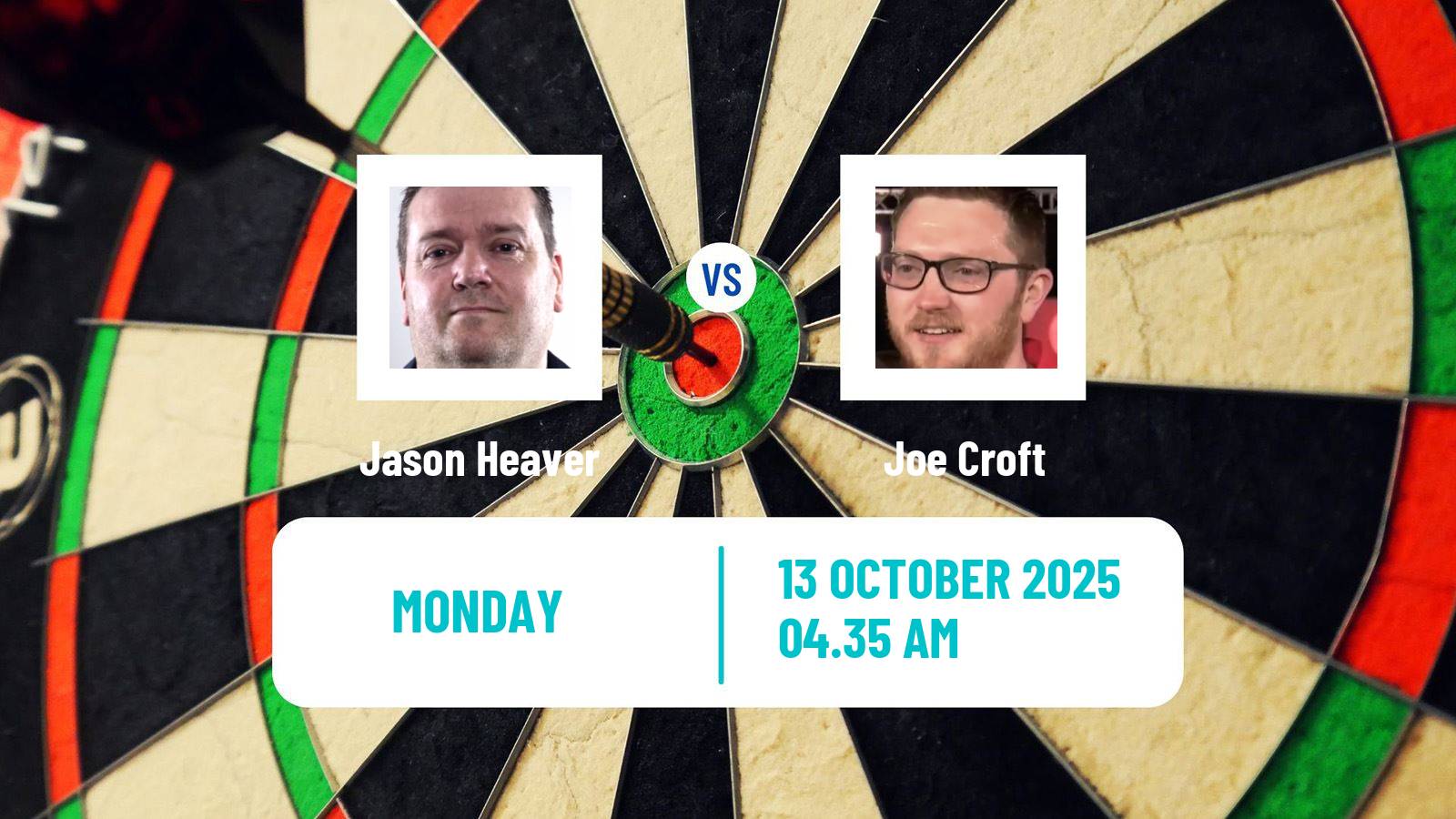 Darts Modus Super Series Jason Heaver - Joe Croft
