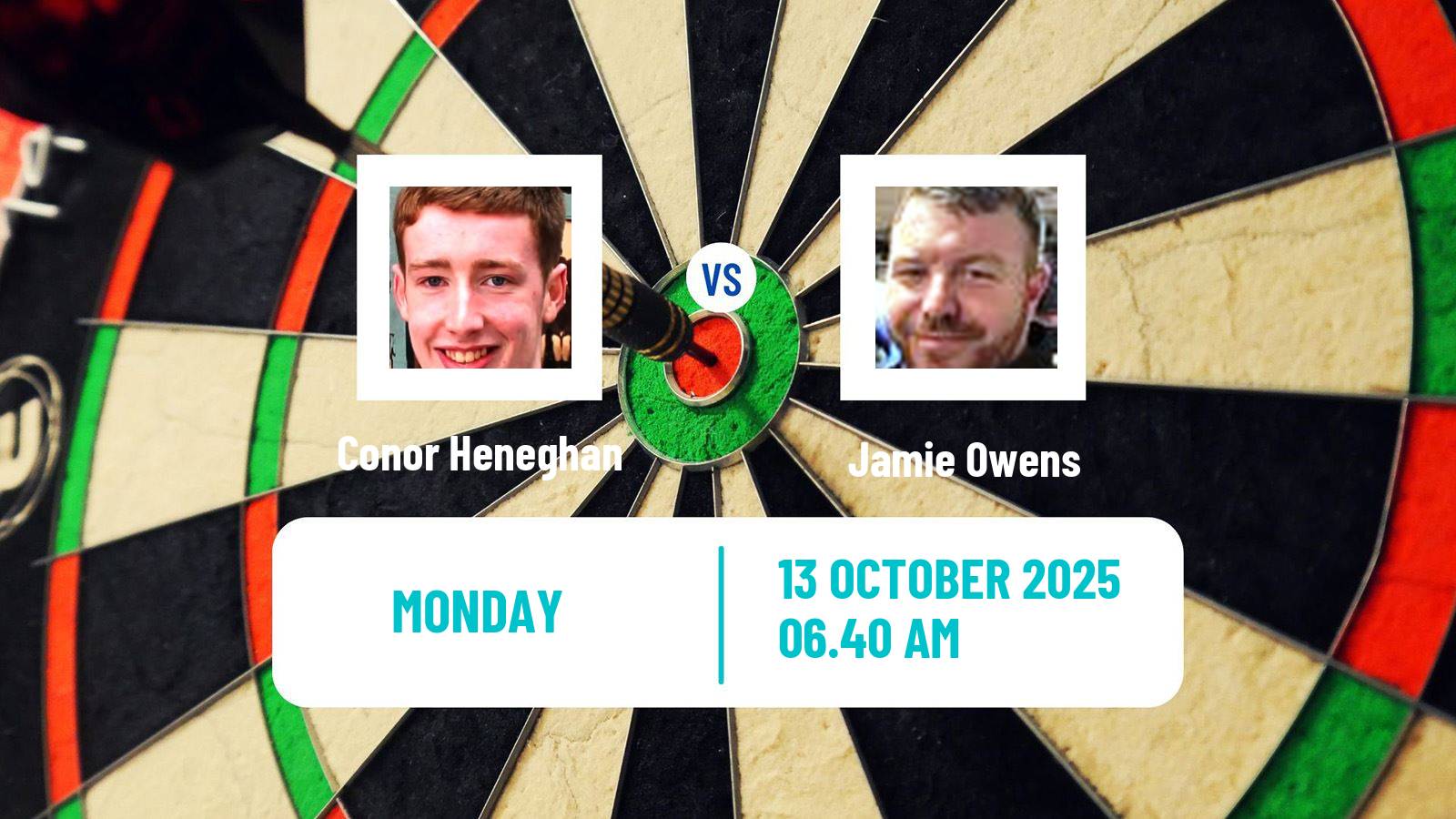 Darts Modus Super Series Conor Heneghan - Jamie Owens