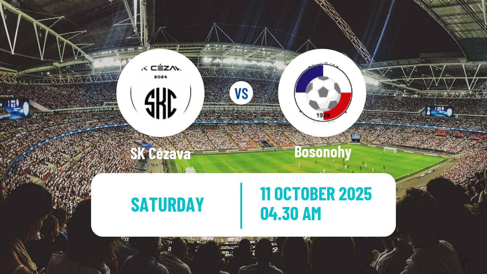 Soccer Czech Jihomoravsky KP Cézava - Bosonohy
