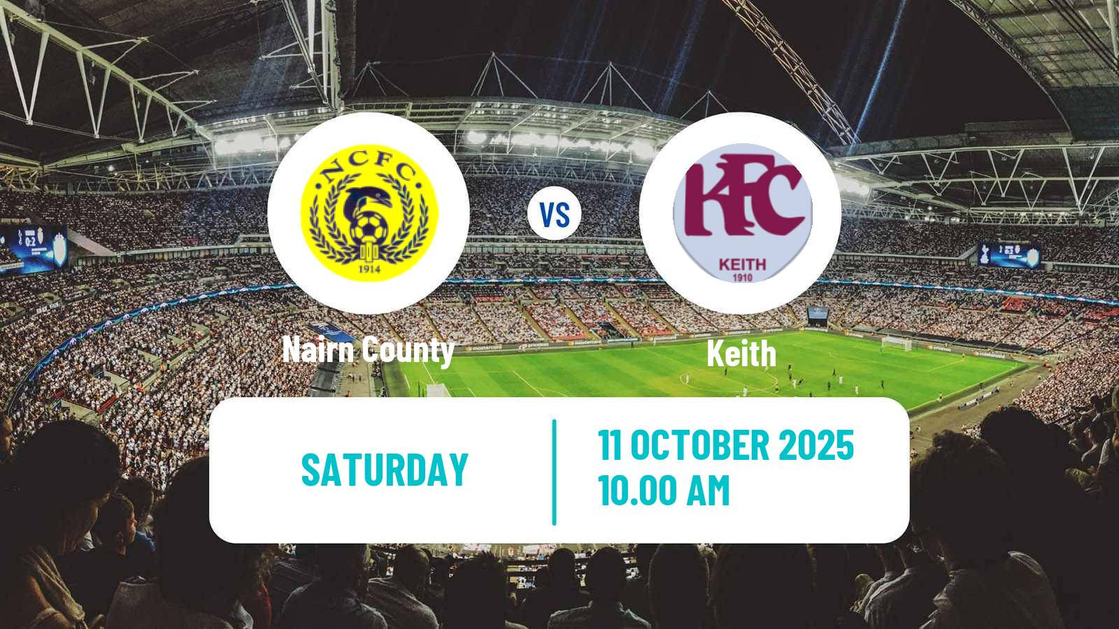 Soccer Scottish Highland League Nairn County - Keith