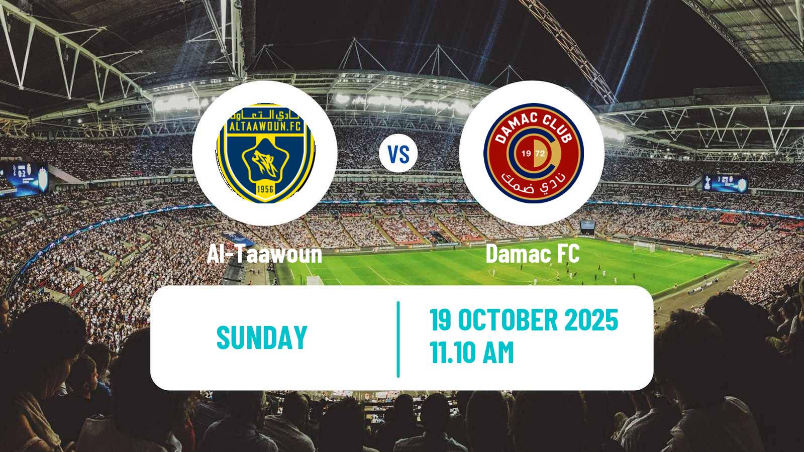 Soccer Saudi Professional League Al-Taawoun - Damac