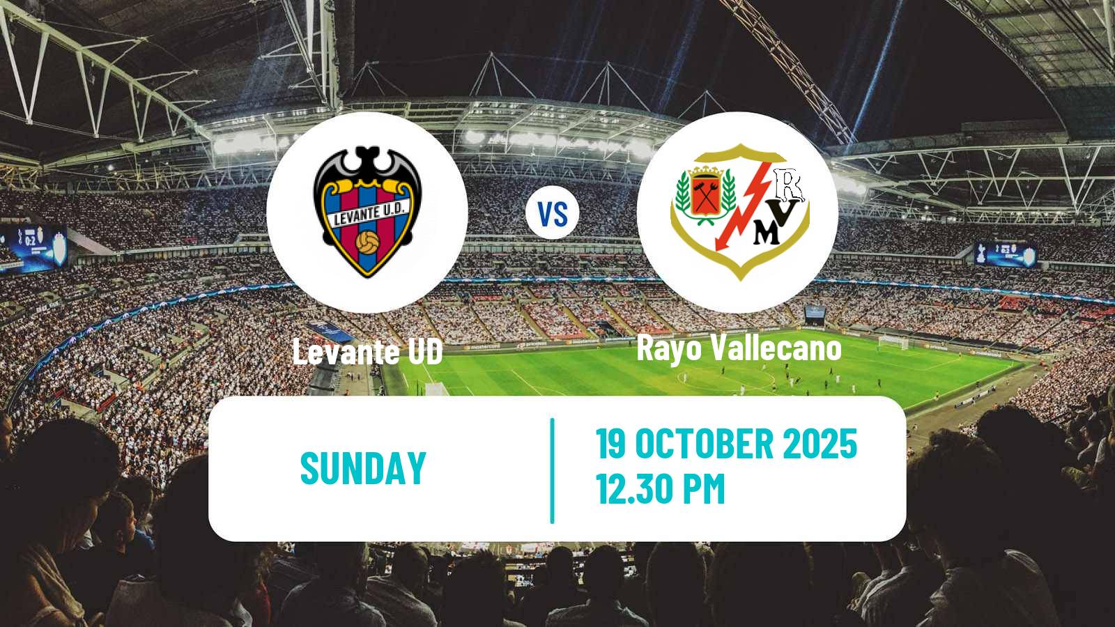 Soccer Spanish LaLiga Levante - Rayo Vallecano