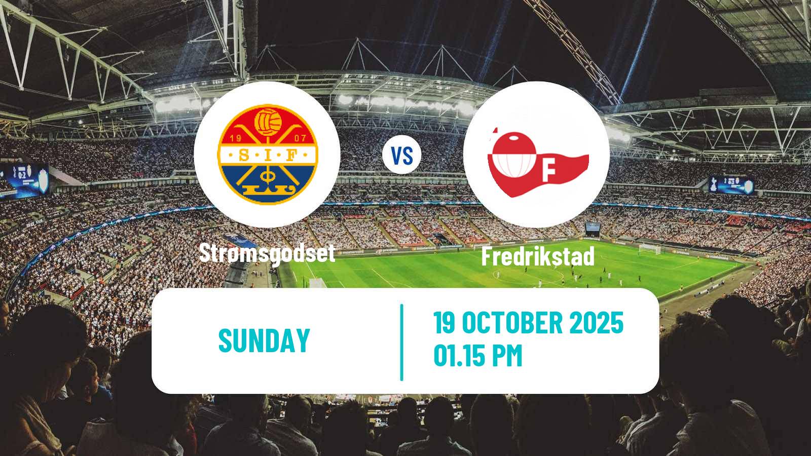 Soccer Norwegian Eliteserien Strømsgodset - Fredrikstad