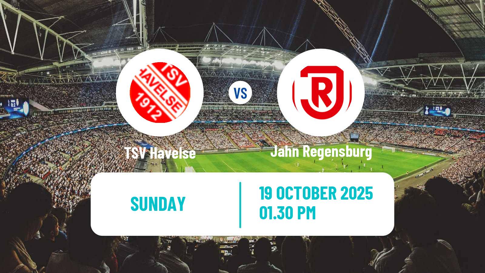 Soccer German 3 Bundesliga TSV Havelse - Jahn Regensburg