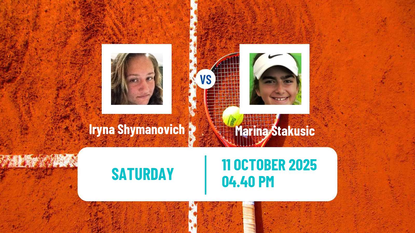 Tennis ITF W100 Edmond Ok Women Iryna Shymanovich - Marina Stakusic