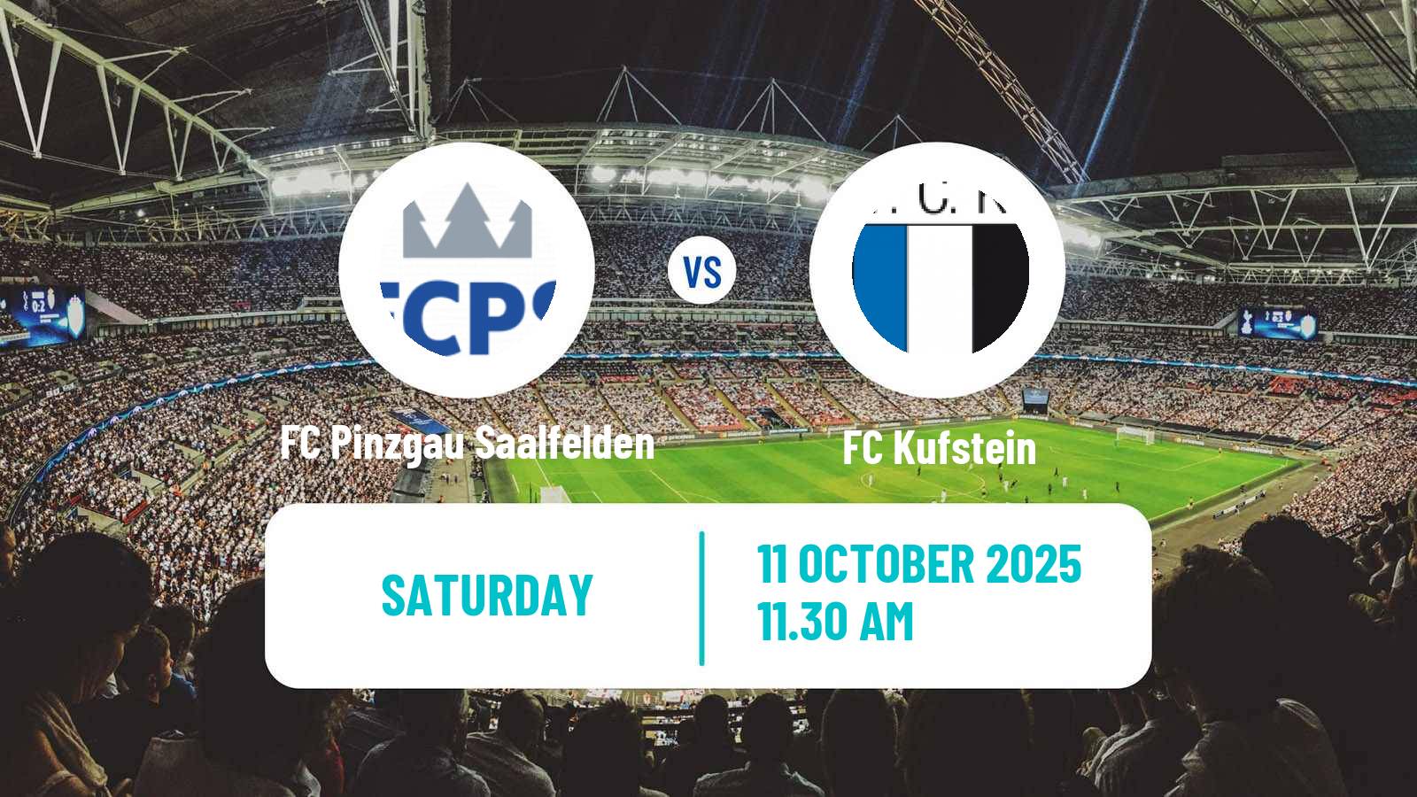 Soccer Austrian Regionalliga West FC Pinzgau Saalfelden - Kufstein