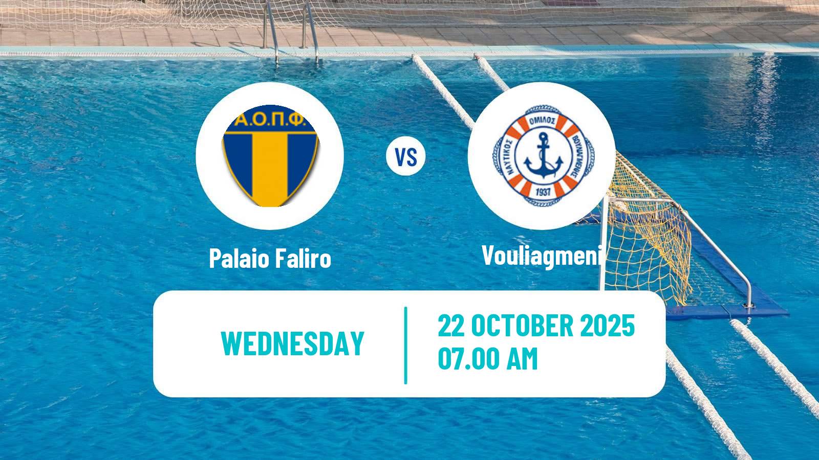 Water polo Greek A1 Water Polo Palaio Faliro - Vouliagmeni