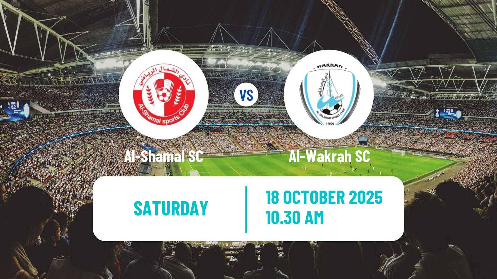 Soccer Qatar QSL Al-Shamal - Al-Wakrah