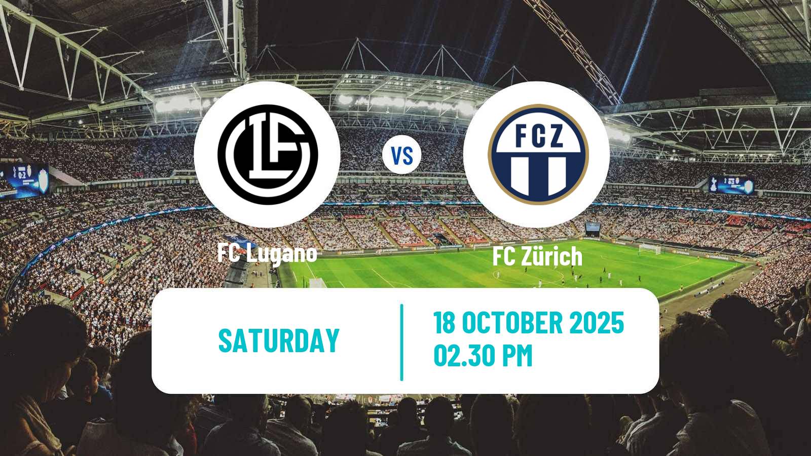 Soccer Swiss Super League Lugano - Zürich