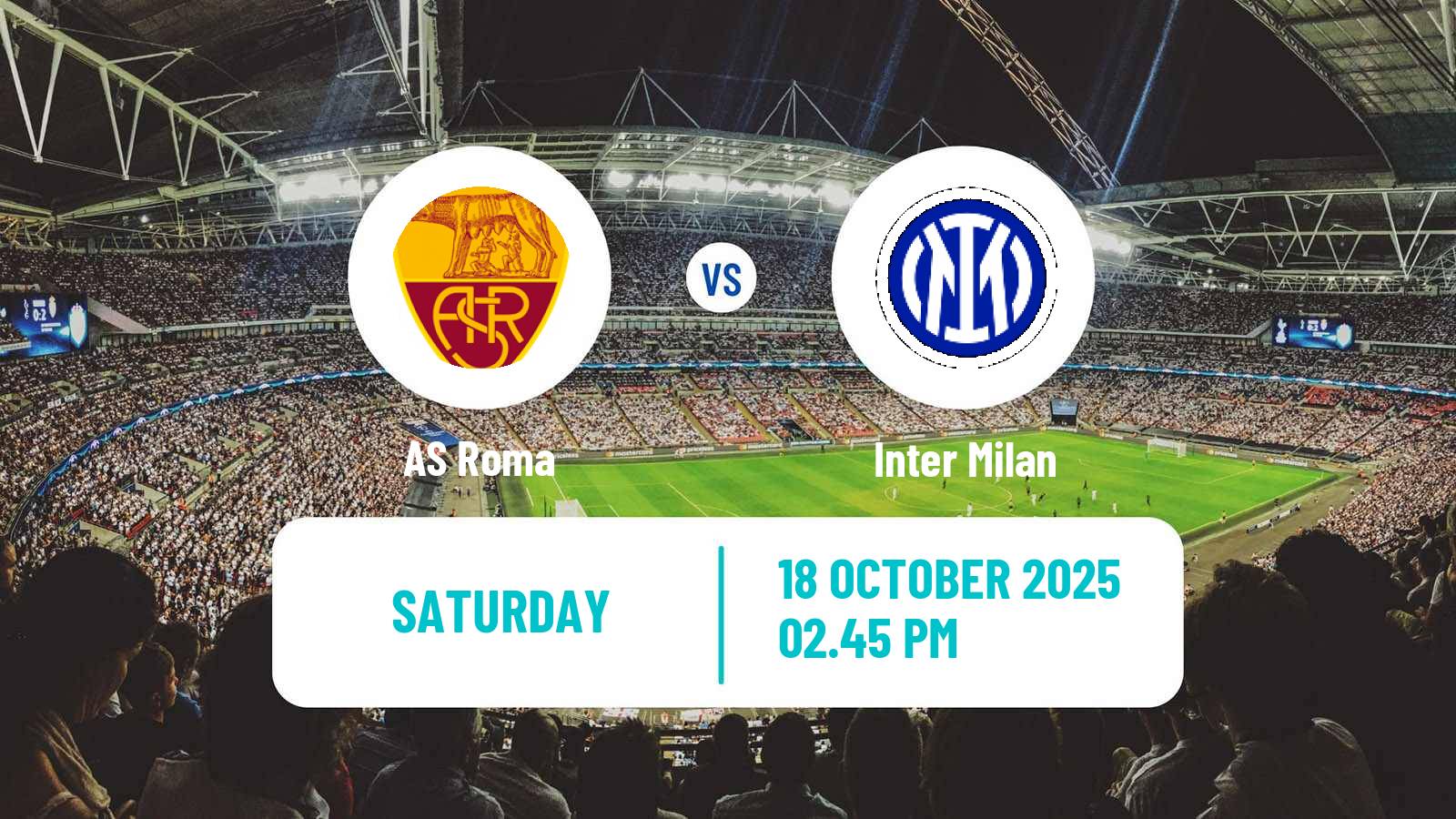 Soccer Italian Serie A Roma - Inter Milan