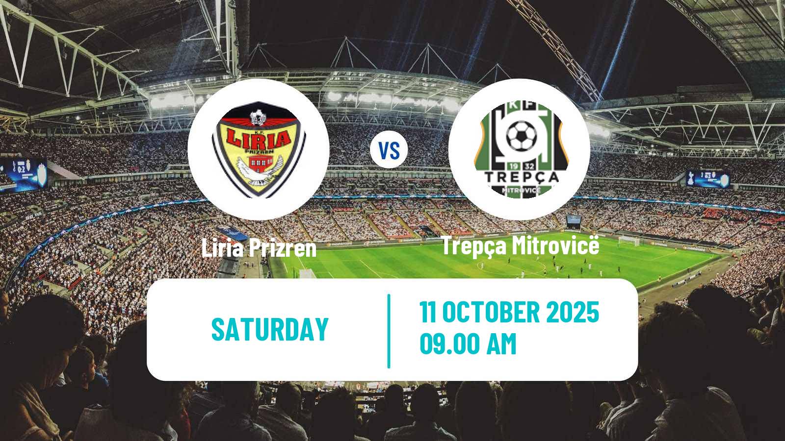 Soccer Kosovo Liga e Pare Liria Prizren - Trepça Mitrovicë