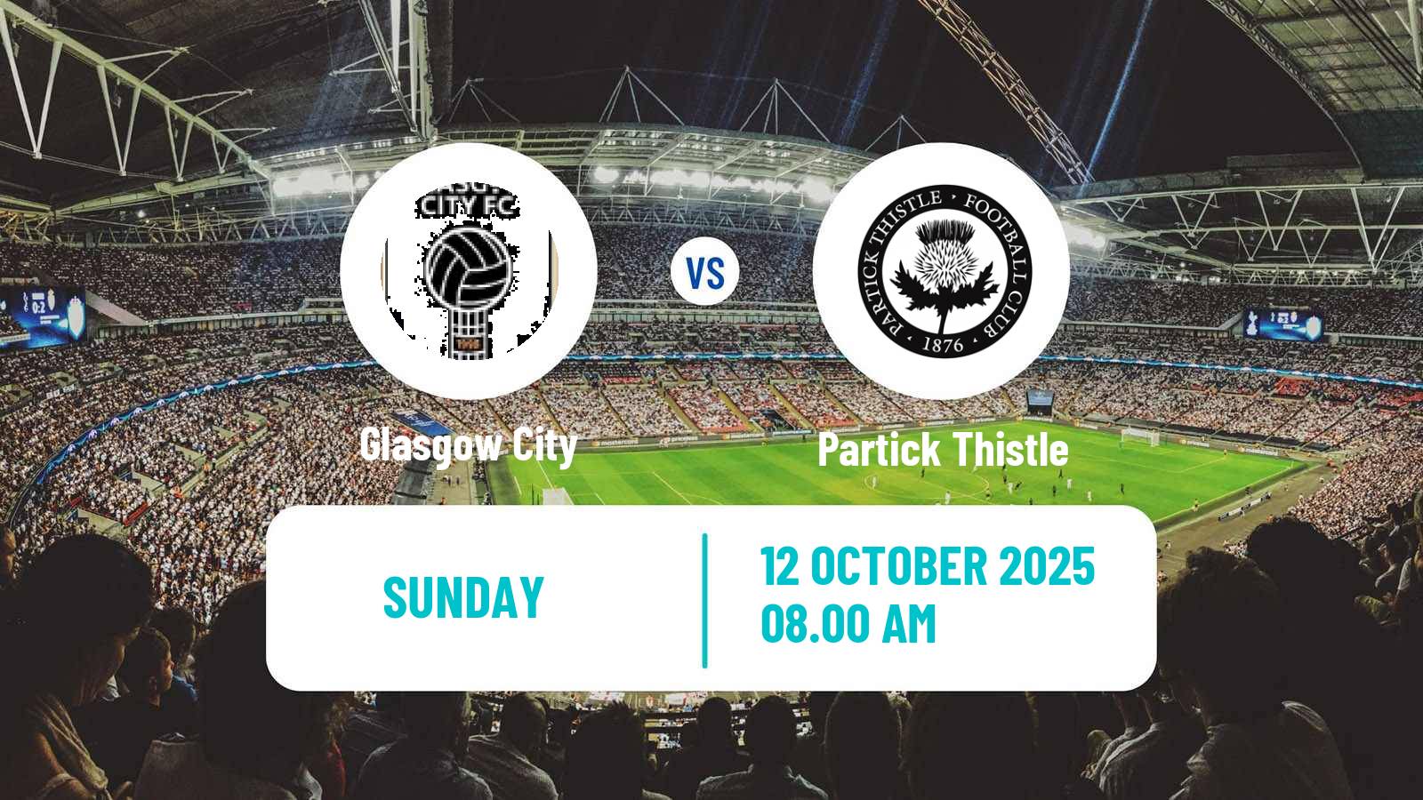 Soccer Scottish SWPL 1 Women Glasgow City - Partick Thistle