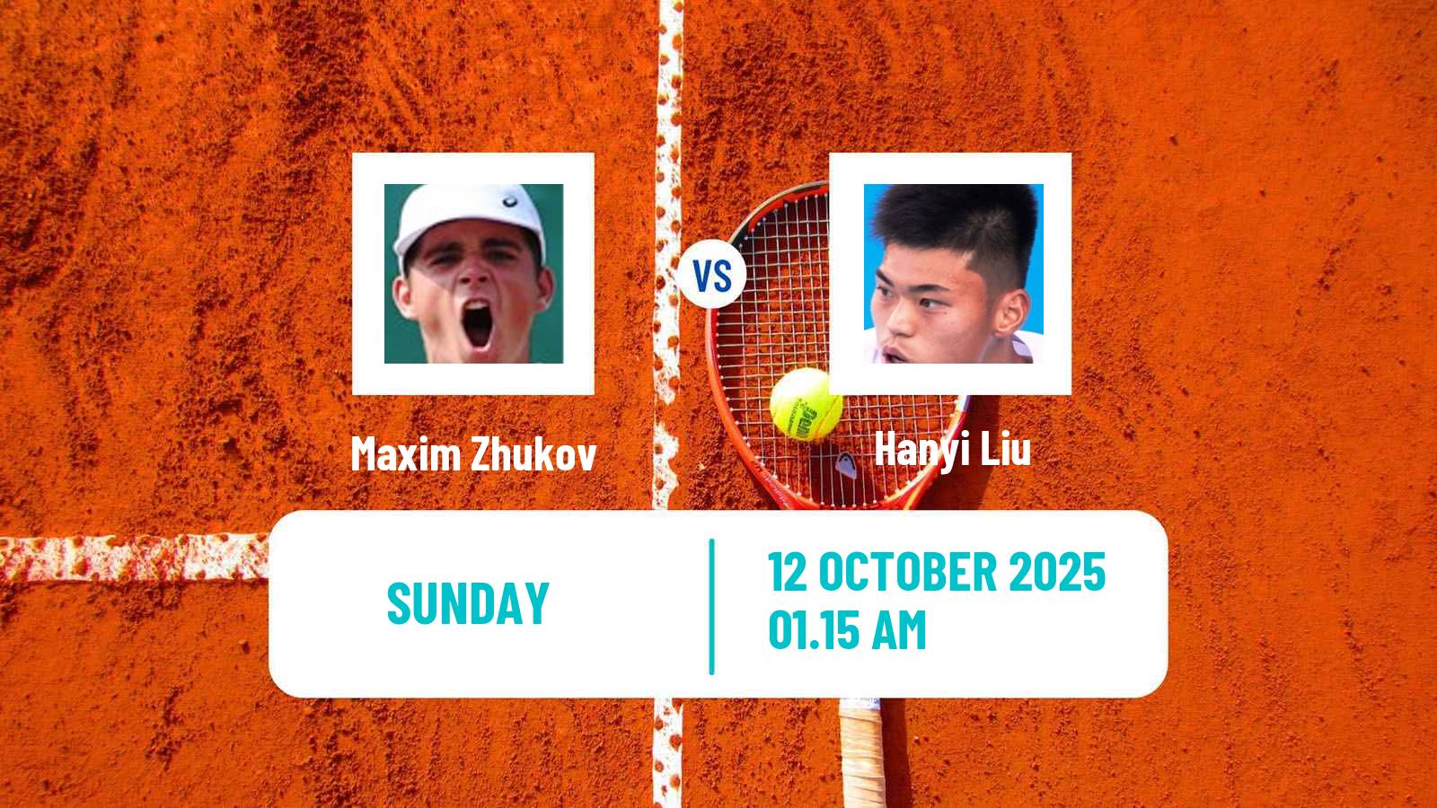 Tennis Shenzhen 4 Challenger Men Maxim Zhukov - Hanyi Liu