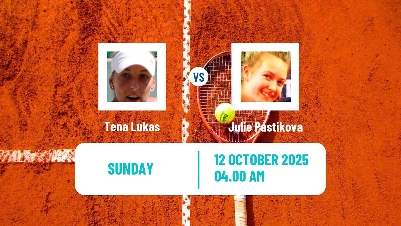 Tennis ITF W35 Santa Margherita Di Pula 10 Women Tena Lukas - Julie Pastikova