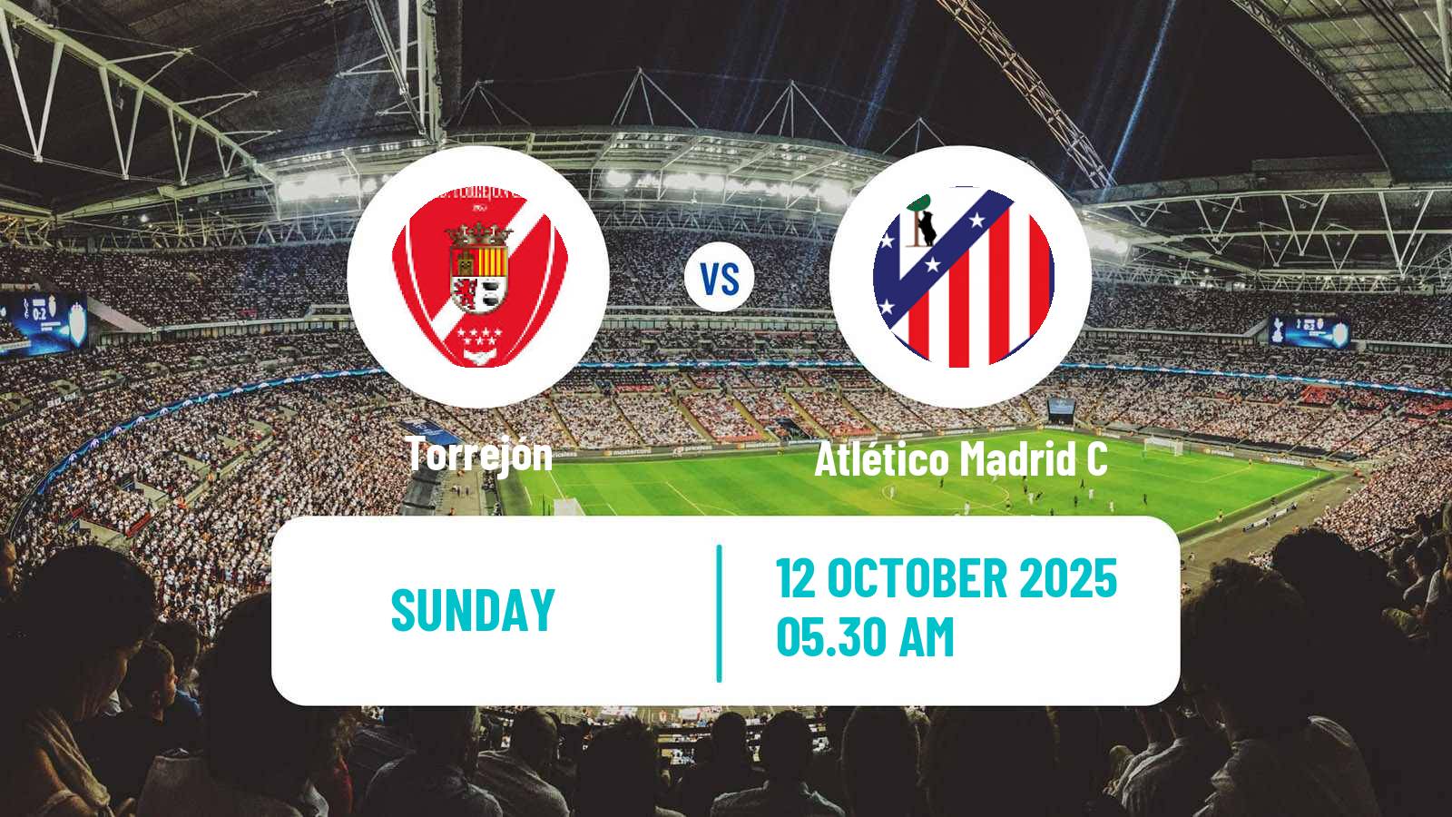 Soccer Spanish Tercera RFEF - Group 7 Torrejón - Atlético Madrid C