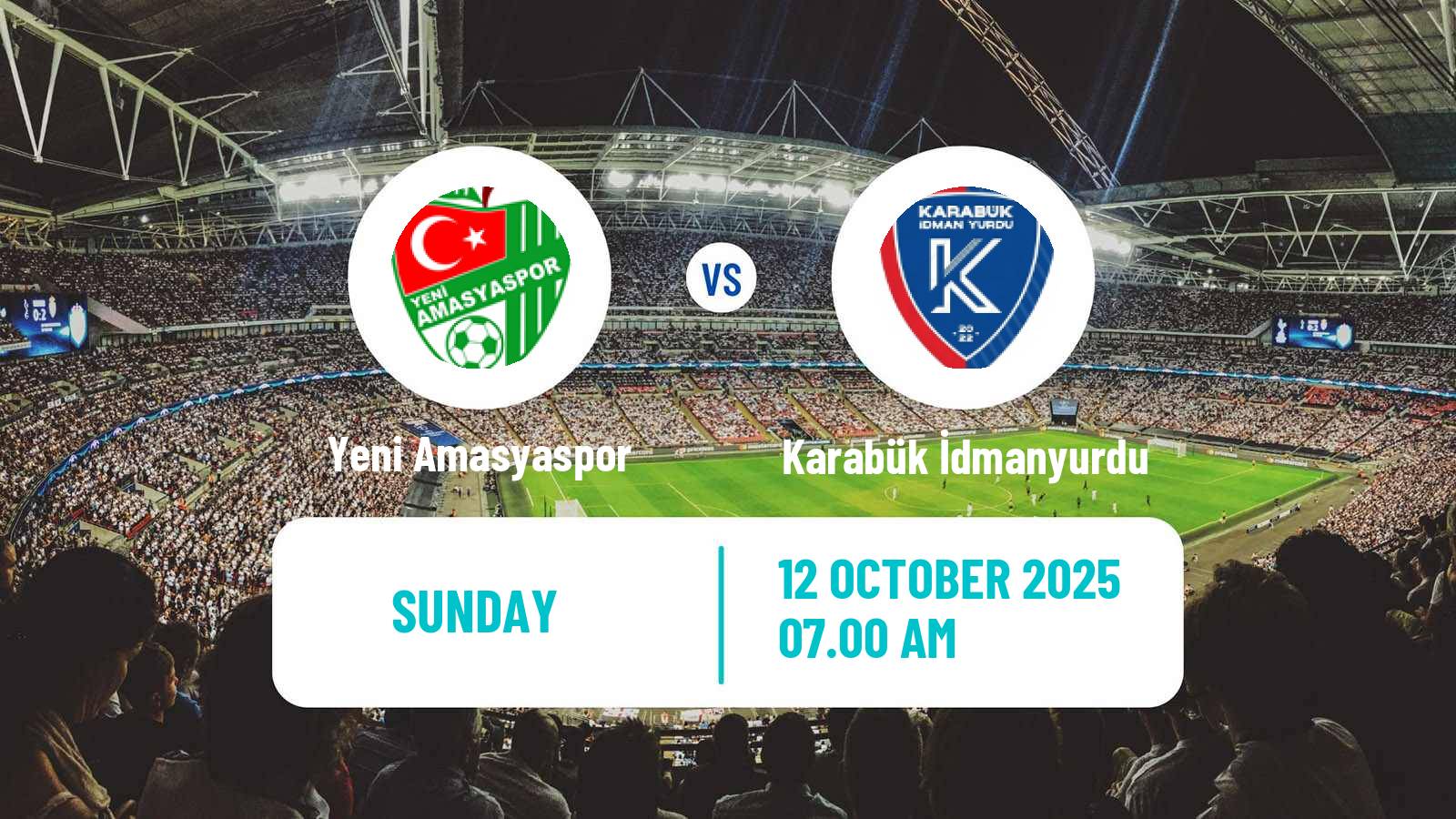 Soccer Turkish 3 Lig Group 3 Yeni Amasyaspor - Karabük İdmanyurdu
