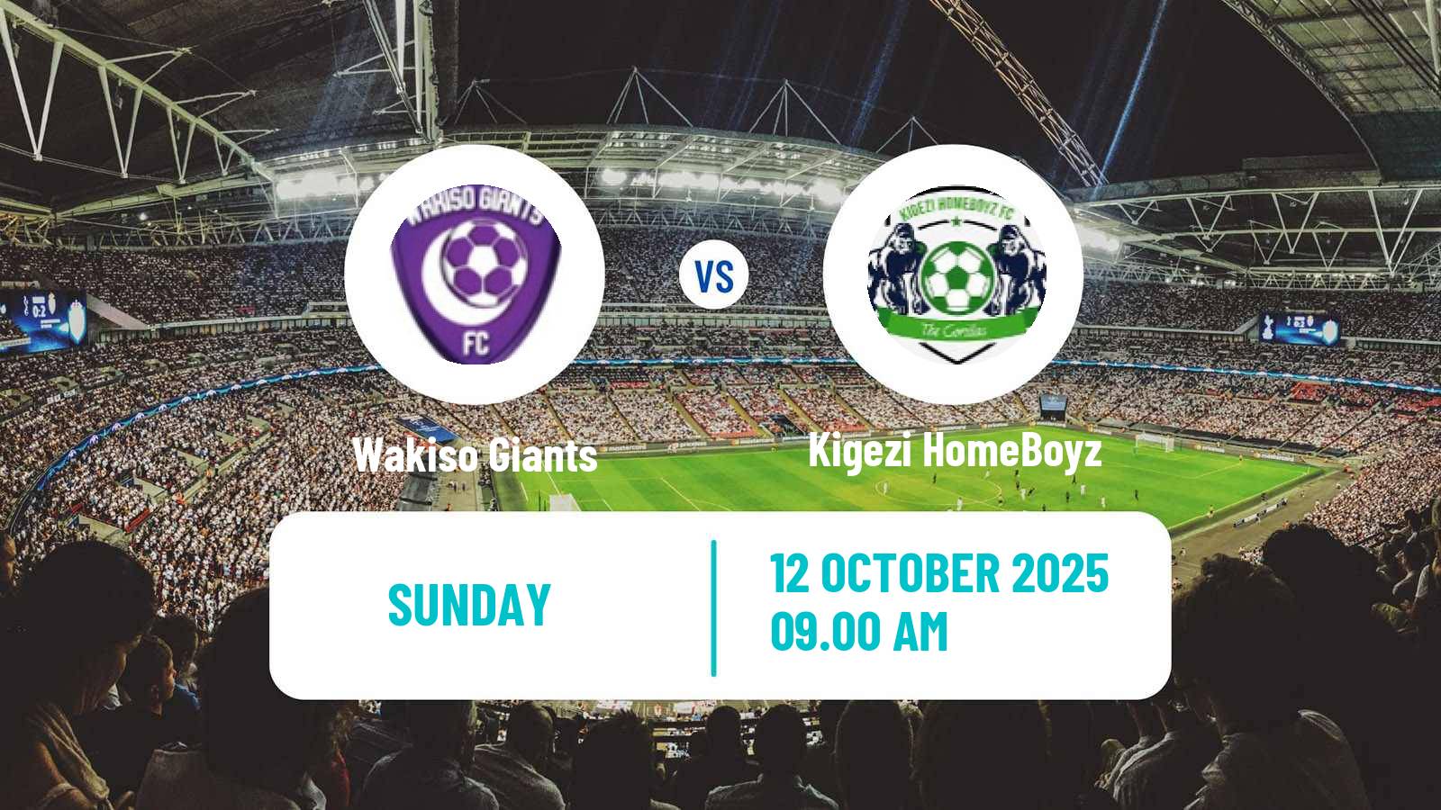 Soccer Uganda Big League Wakiso Giants - Kigezi HomeBoyz