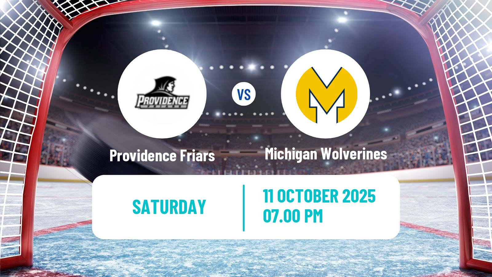 Hockey NCAA Hockey Providence Friars - Michigan Wolverines