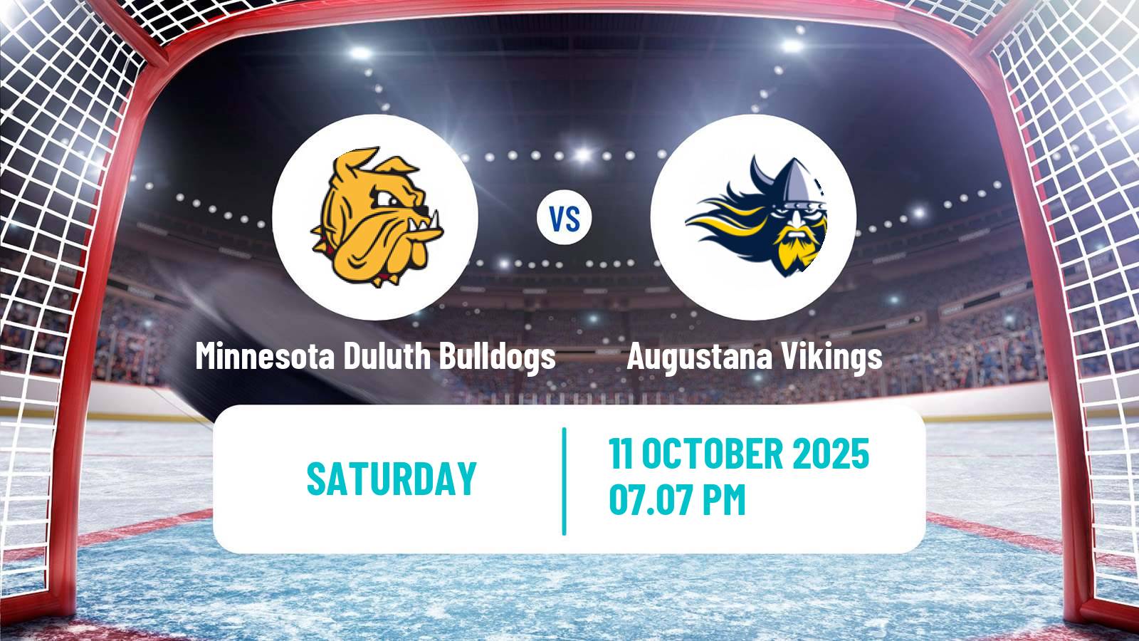 Hockey NCAA Hockey Minnesota Duluth Bulldogs - Augustana Vikings