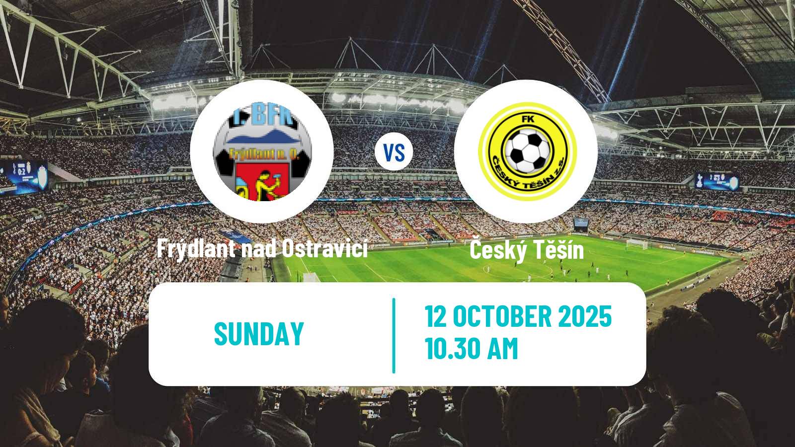 Soccer Czech Division F Frýdlant nad Ostravicí - Český Těšín