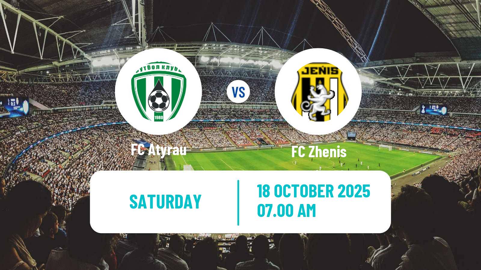 Soccer Kazakh Premier League Atyrau - Zhenis