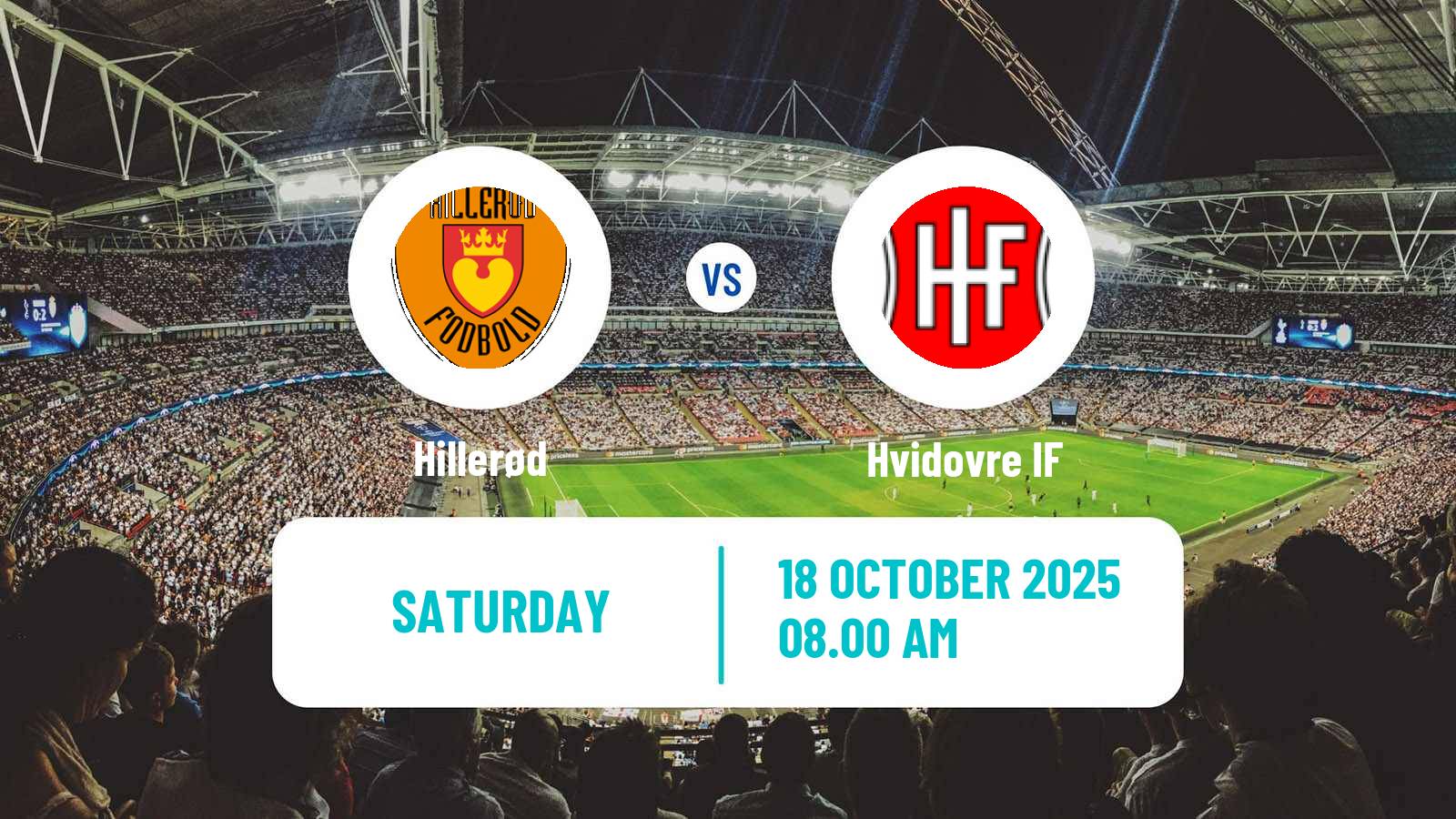 Soccer Danish 1 Division Hillerød - Hvidovre