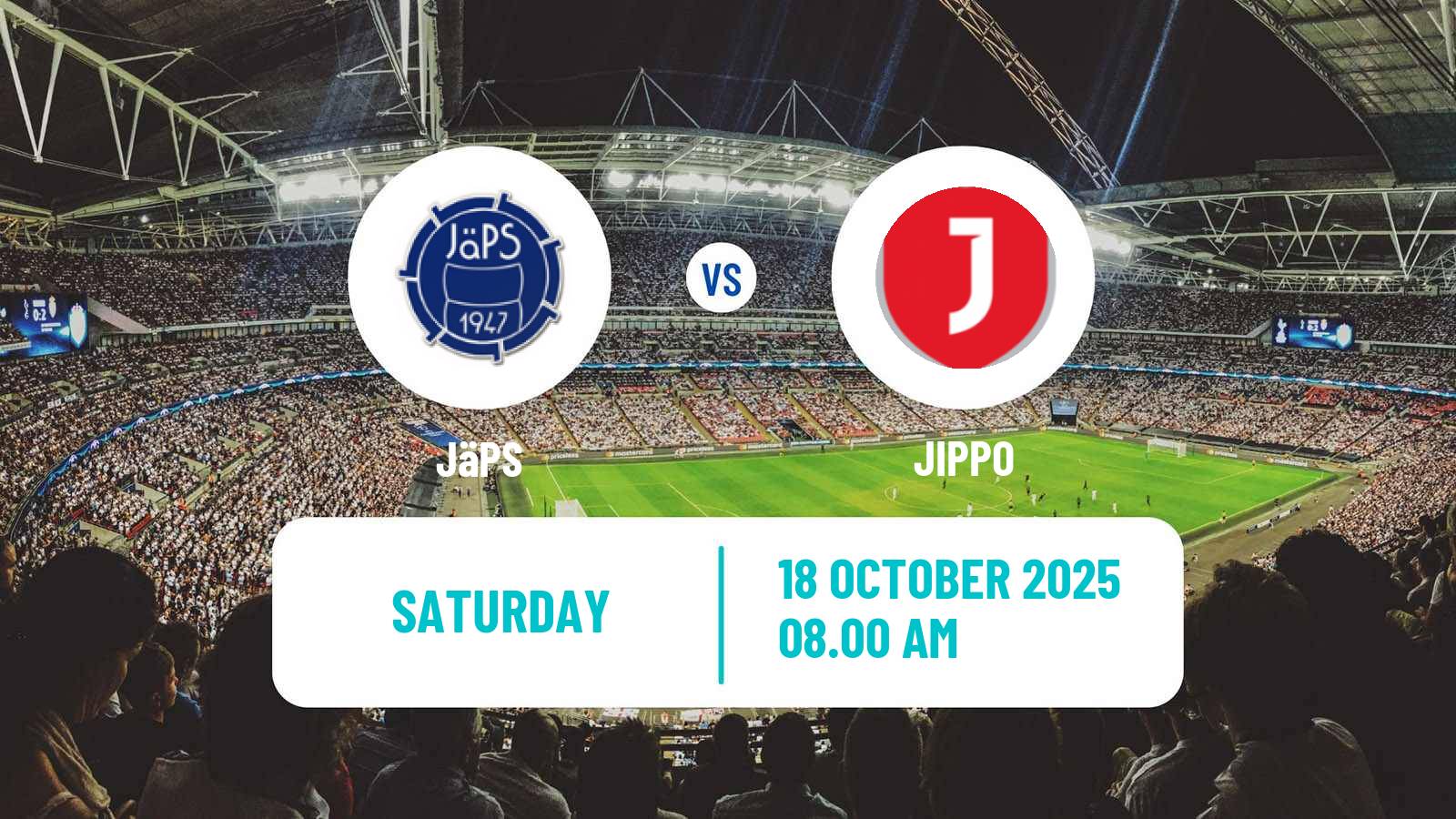 Soccer Finnish Ykkosliiga JäPS - JIPPO