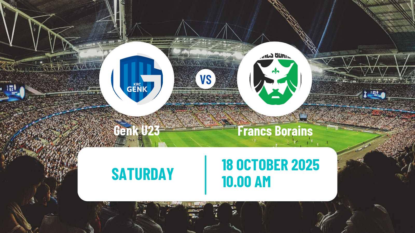 Soccer Belgian Сhallenger Pro League Genk U23 - Francs Borains