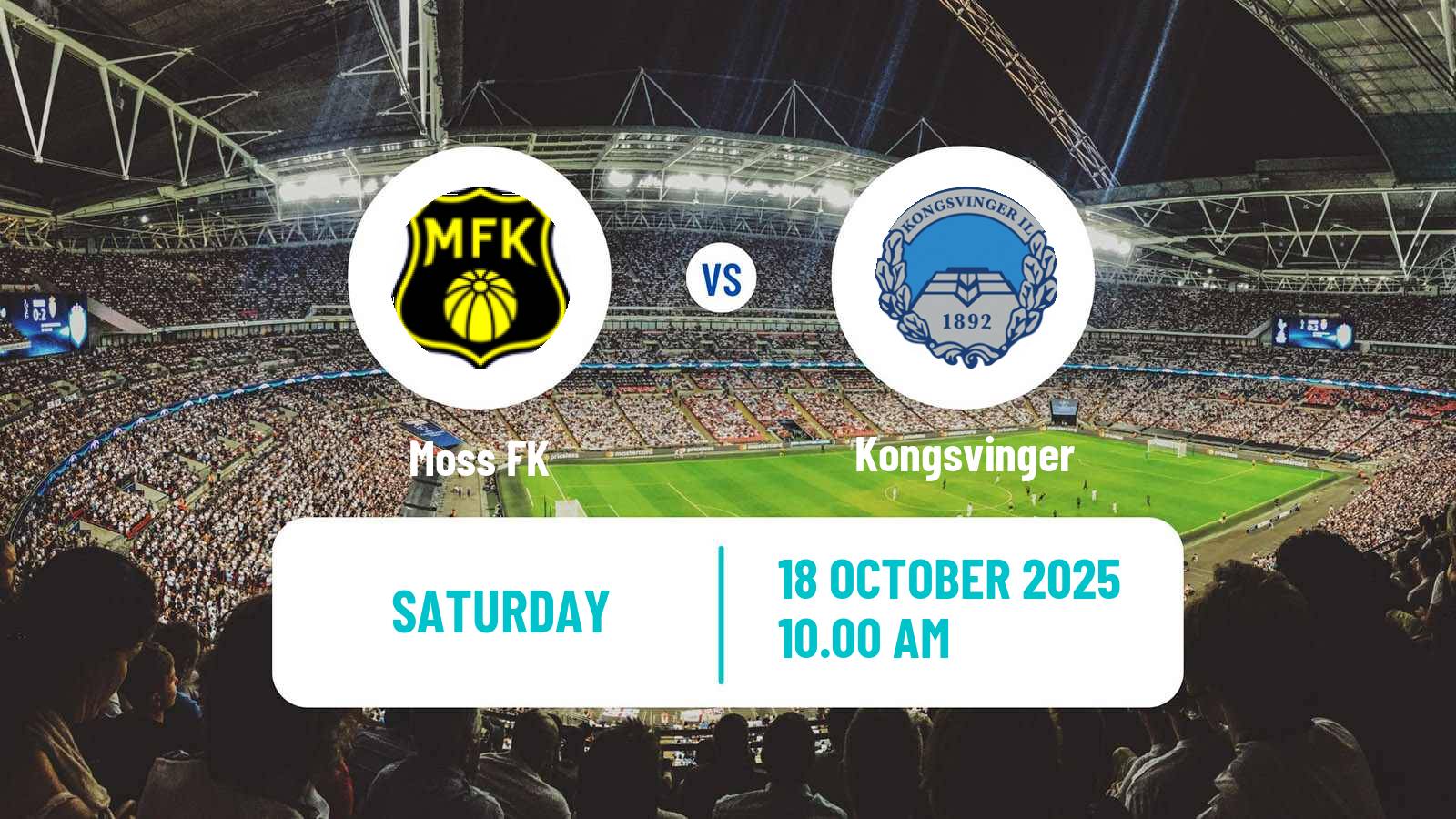 Soccer Norwegian Adeccoligaen Moss - Kongsvinger