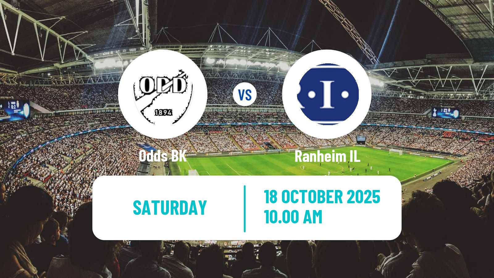 Soccer Norwegian Adeccoligaen Odd - Ranheim