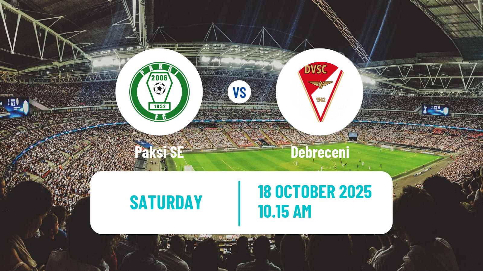 Soccer Hungarian NB I Paksi SE - Debreceni