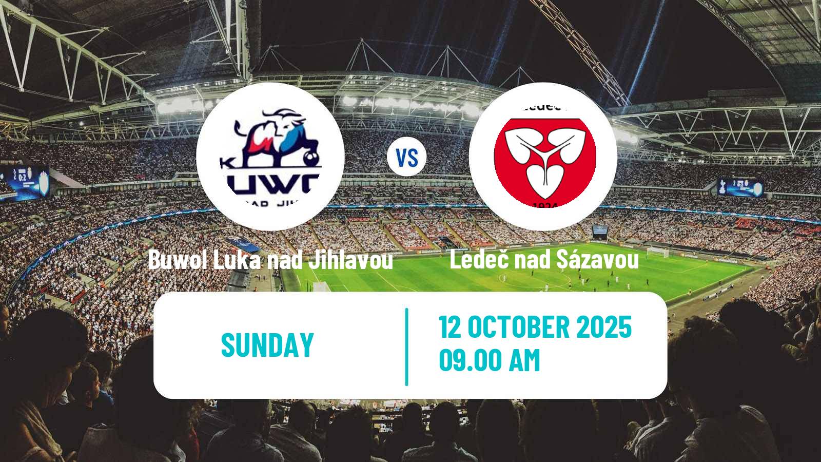 Soccer Czech Vysocina KP Buwol Luka nad Jihlavou - Ledeč nad Sázavou