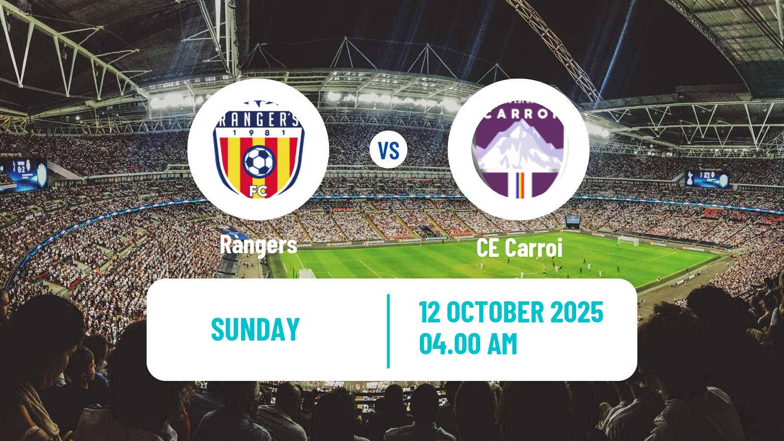 Soccer Andorra Primera Divisio Ràngers - Carroi
