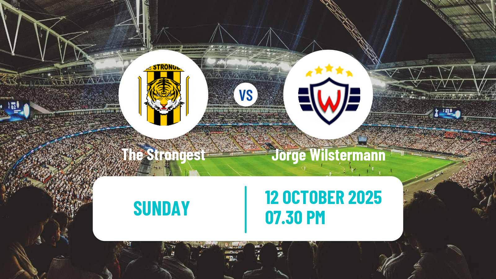 Soccer Bolivian League Cup The Strongest - Jorge Wilstermann