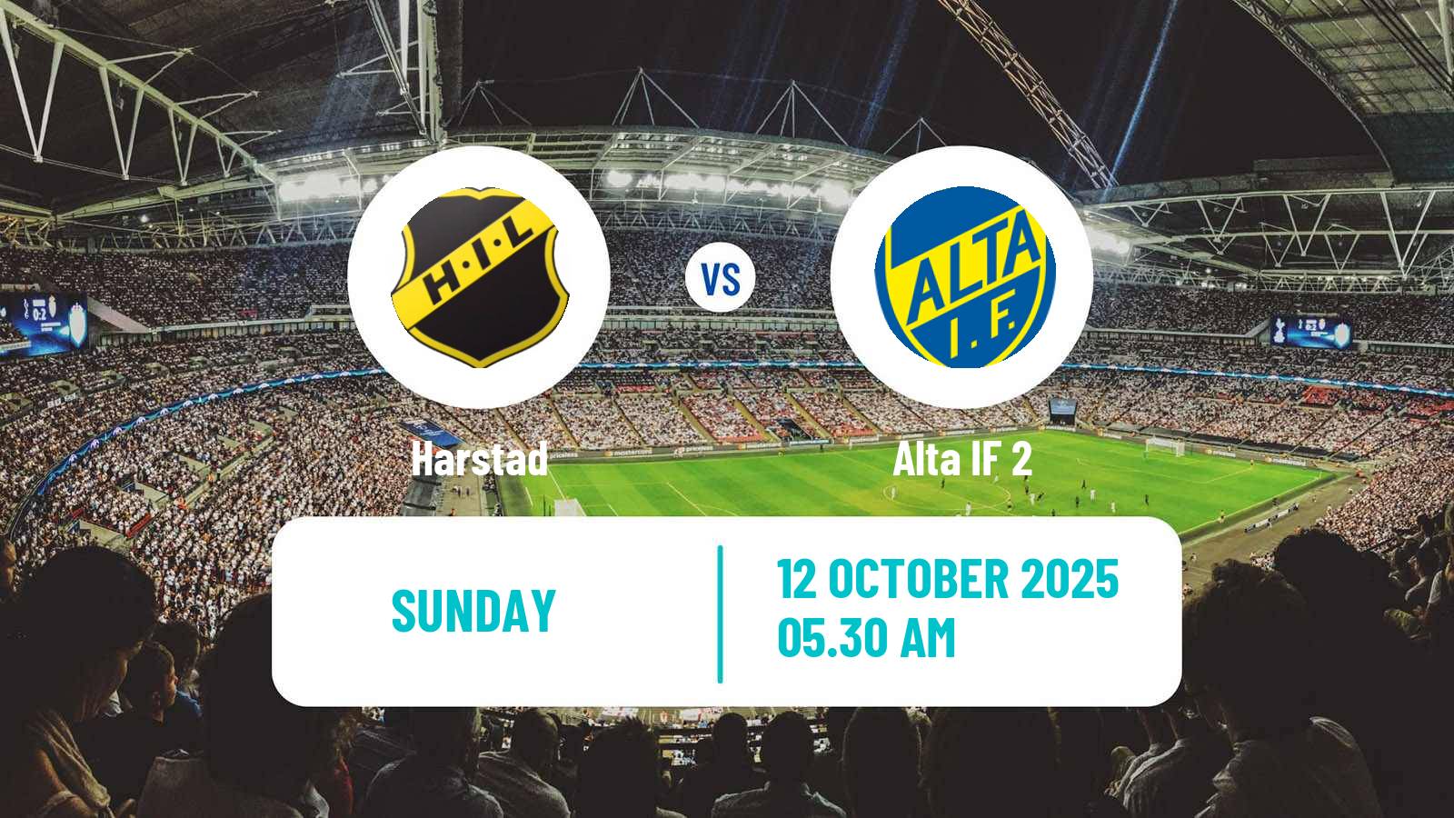 Soccer Norwegian Division 3 - Group 1 Harstad - Alta 2