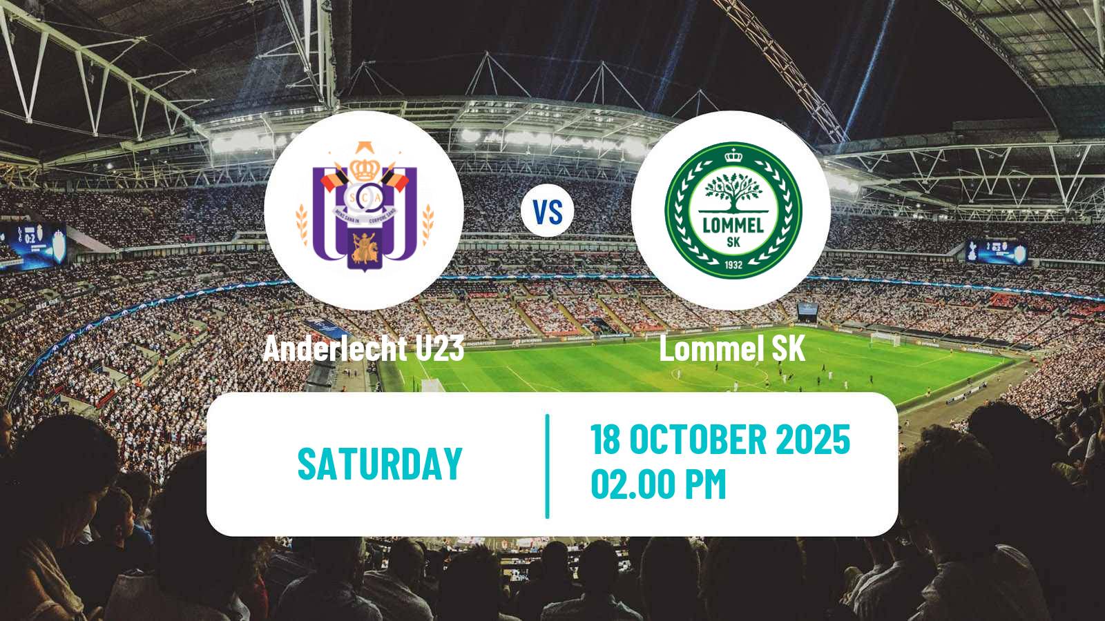 Soccer Belgian Сhallenger Pro League Anderlecht U23 - Lommel