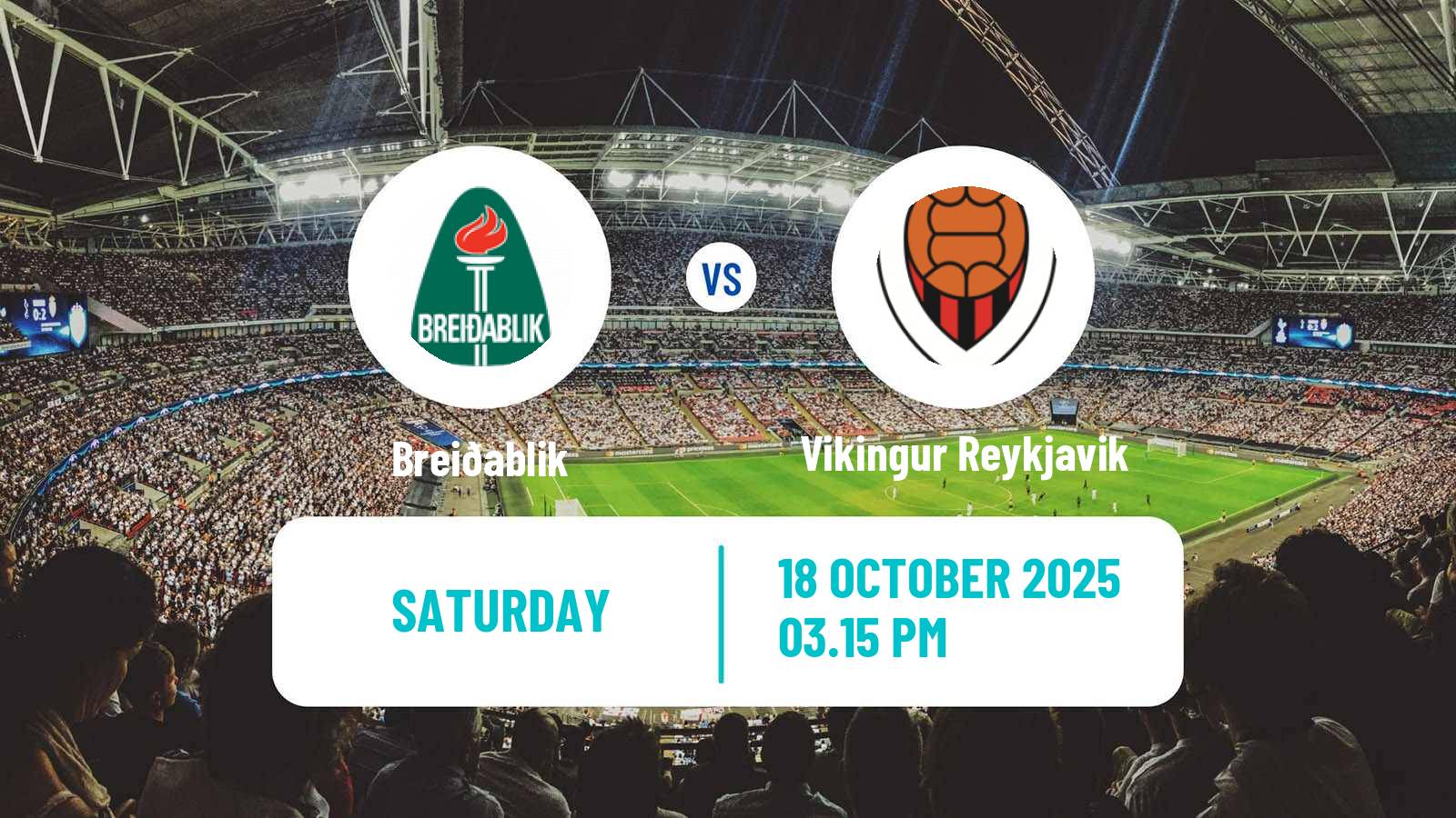 Soccer Icelandic Besta-deild karla Breiðablik - Vikingur Reykjavik