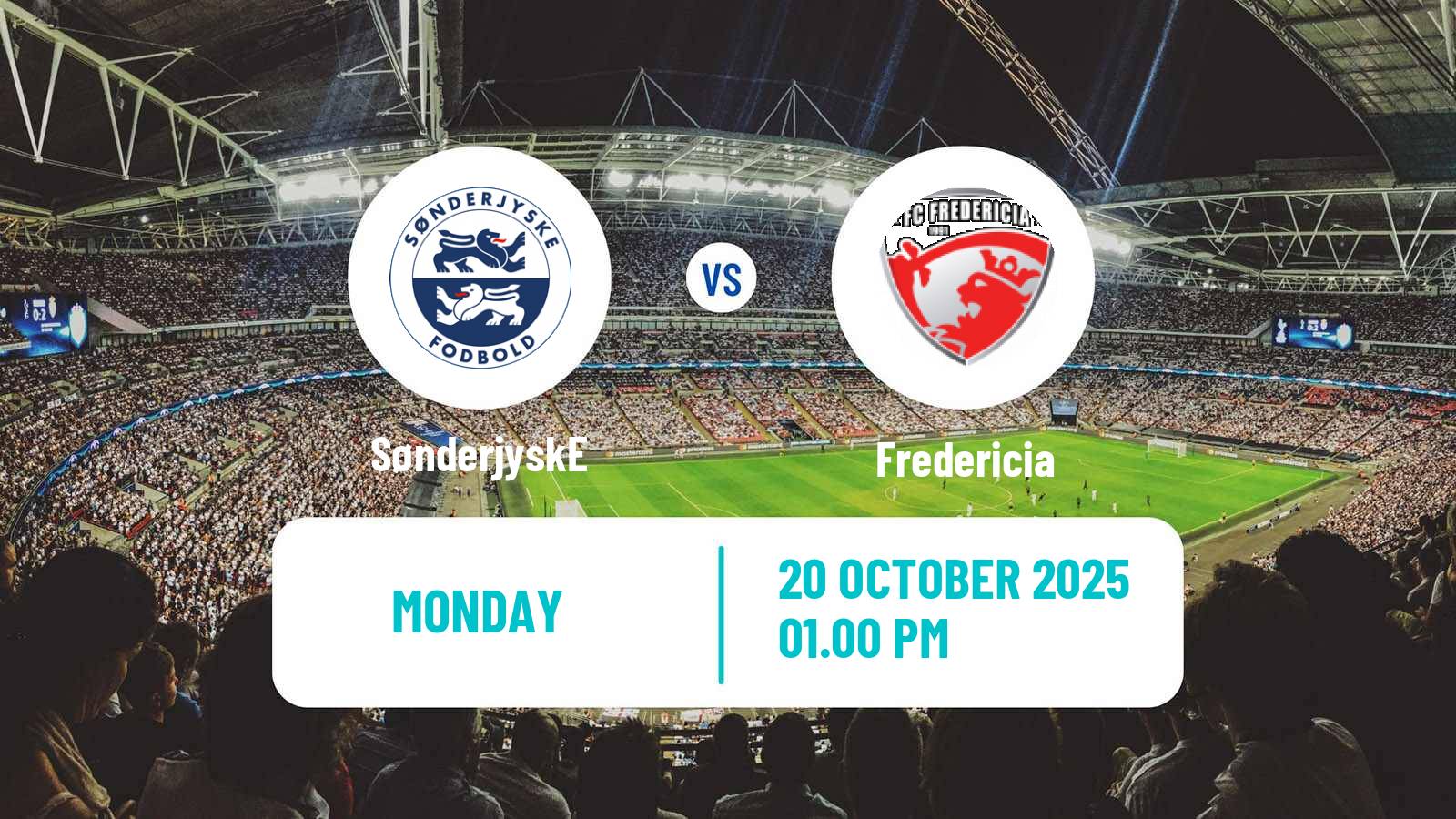 Soccer Danish Superliga SønderjyskE - Fredericia
